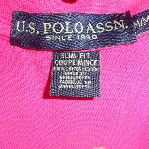 U.S. POLO ASSOCIATION Slim fit Polo Shirt Size M - Picture 10 of 10